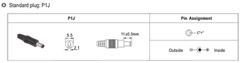 Mechanical Drawing - MEAN WELL GEM/GSM60 Medical Adapters